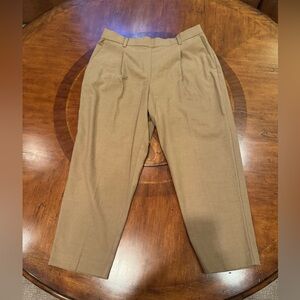 LOFT Tan Chinos Relaxed Fit High-Waisted